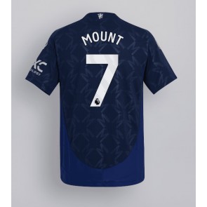 Billiga Manchester United Mason Mount #7 Bortatröja 2024-25 Kortärmad